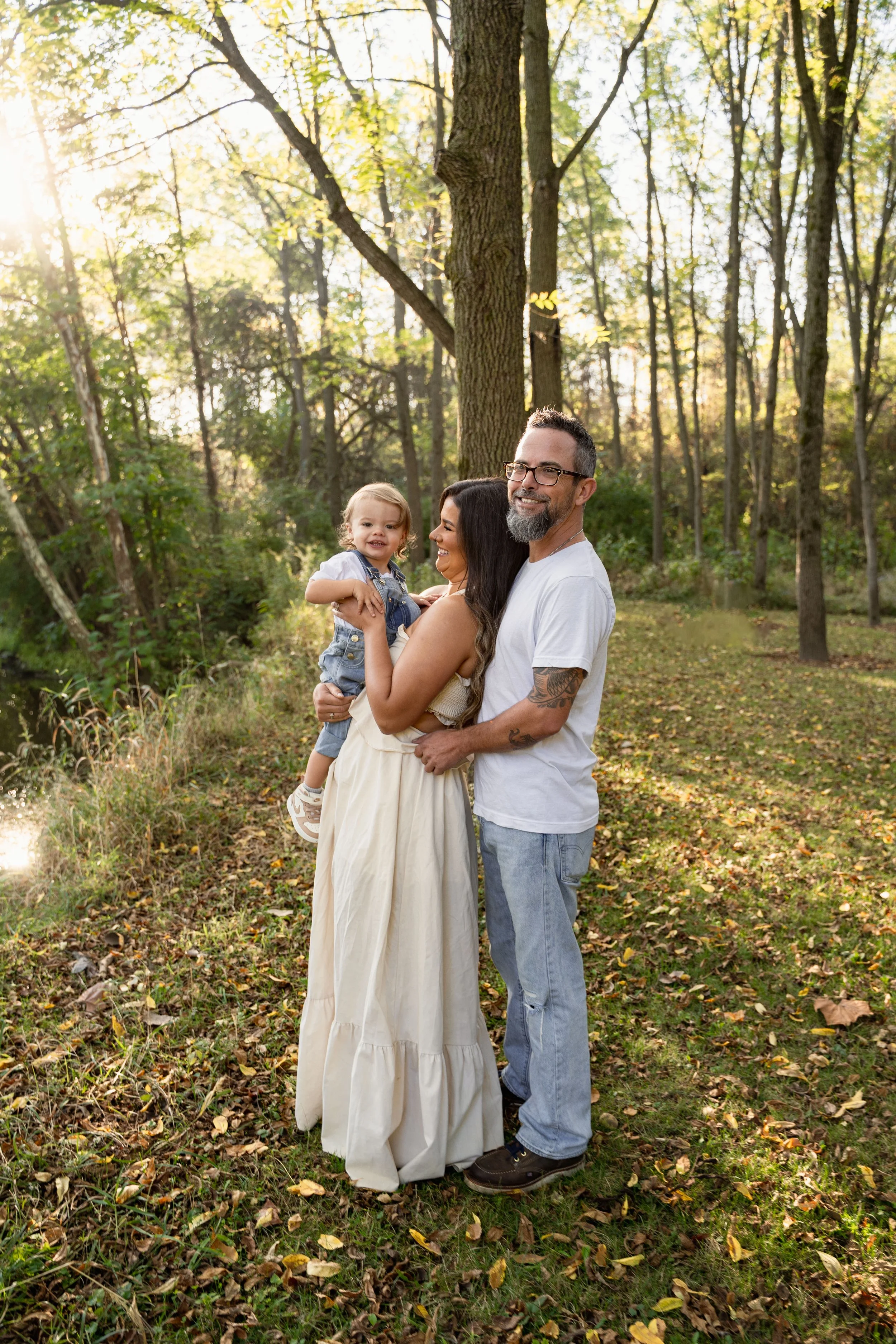 Family Session with Ashley, Lucas, and Cooper at Opdyke Park