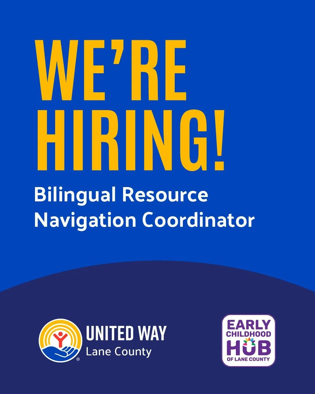 The Bilingual Resource Navigation Coordinator application closes next Sunday, November 30. This position will work collaboratively with colleagues and providers to help build our internal parenting education referral system, and as work directly with