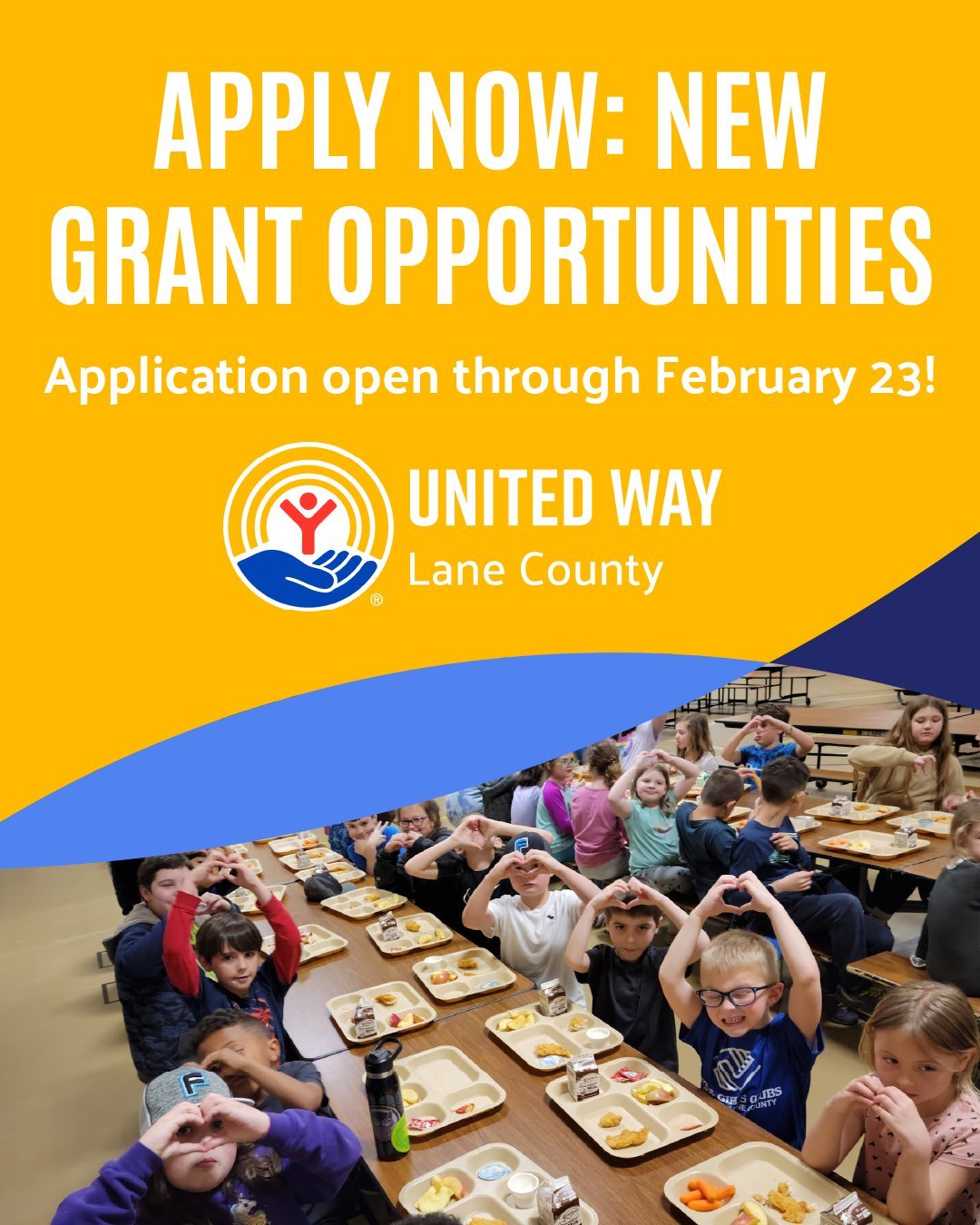 Our newest Community Grants cycle is now open! United Way of Lane County is currently accepting Letters of Interest from local organizations and agencies applying for Community Support or Community Transformation Grant funding.

Applications are open
