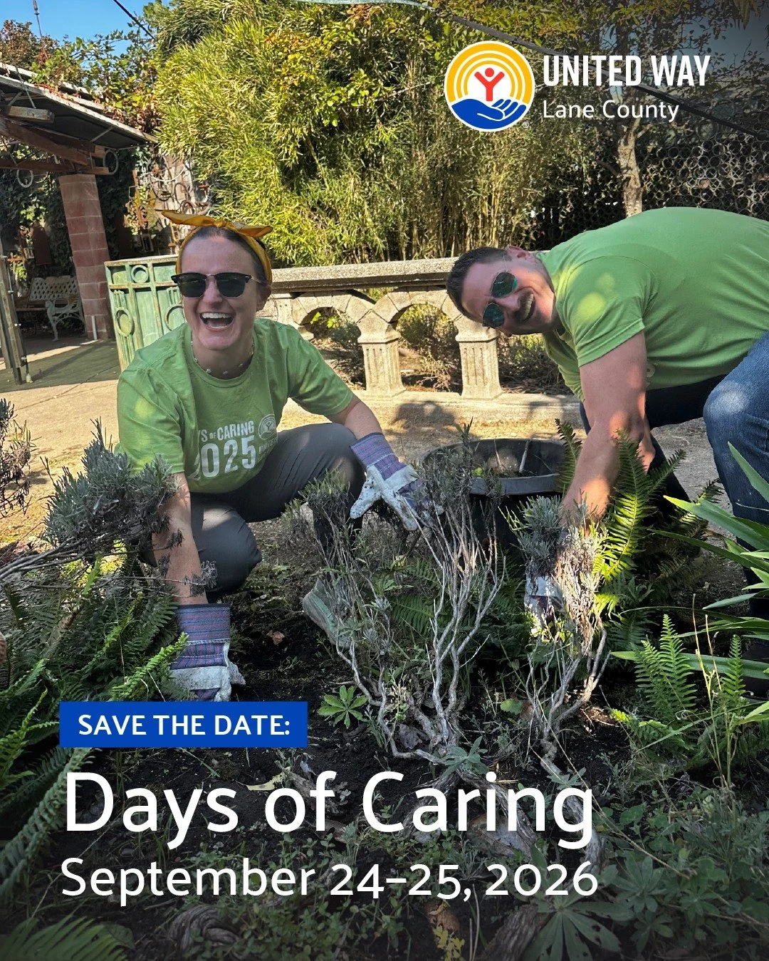 Save the dates: United Way's biggest volunteer event of the year, Days of Caring, returns Thursday, September 24 and Friday, September 25! Last year, over 700 volunteers pitched in at 30 nonprofits around the county, investing over 2800 hours of work
