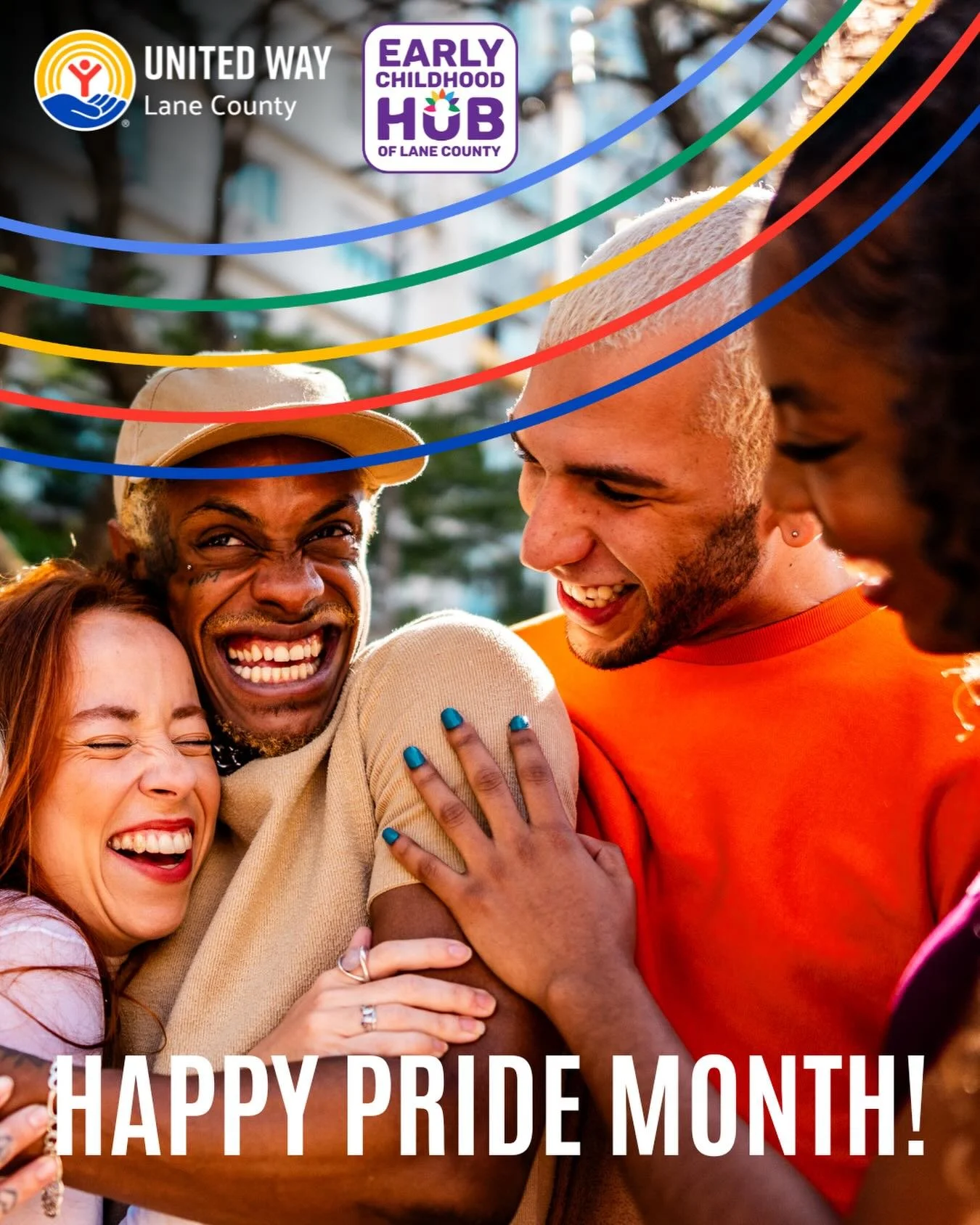 Happy Pride Month from United Way and the Early Childhood Hub! We&rsquo;re proud to uplift and empower the LGBTQ+ community in Lane County, and we believe that our differences make us stronger, together&nbsp;🏳️&zwj;🌈🏳️&zwj;⚧️
&nbsp;
We&rsquo;re th