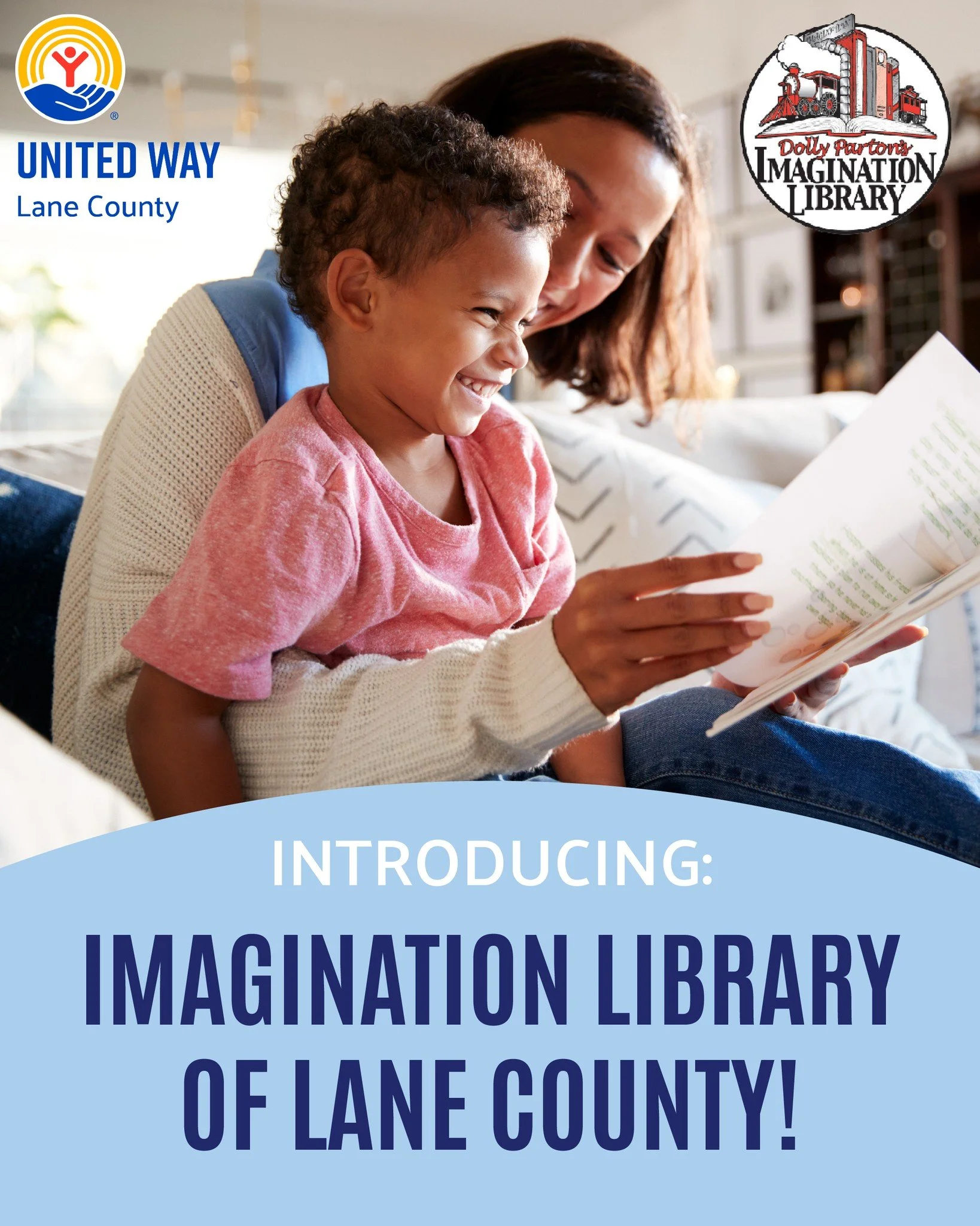 We are thrilled to announce that our local Dolly Parton&rsquo;s Imagination Library in Lane County has expanded!

Imagination Library of Lane County &ndash; hosted by United Way of Lane County &ndash; now serves most communities in Lane County, makin