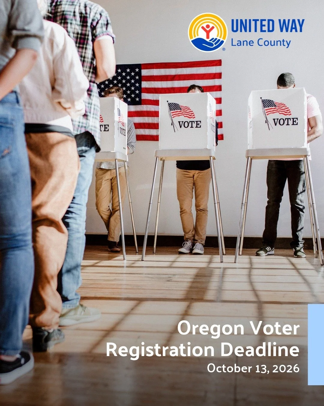 Tomorrow, October 13, is the deadline to submit or update your voter registration to be eligible to participate in the November 3 mid-term election! Check your voter registration status and register today through the link in our bio.