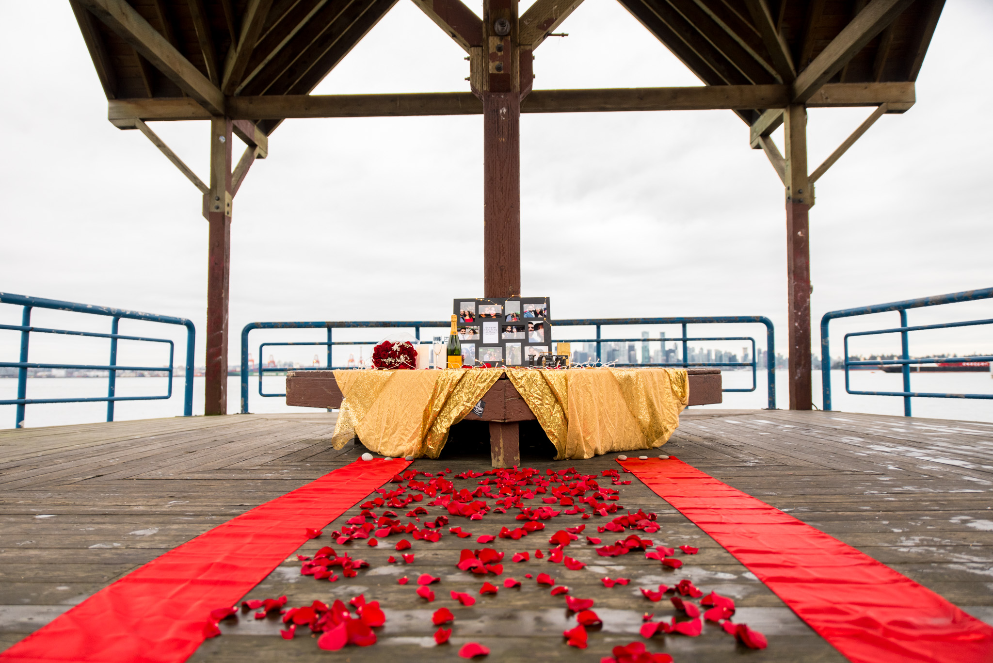 North Vancouver Proposal Set Up, Engagement Photo