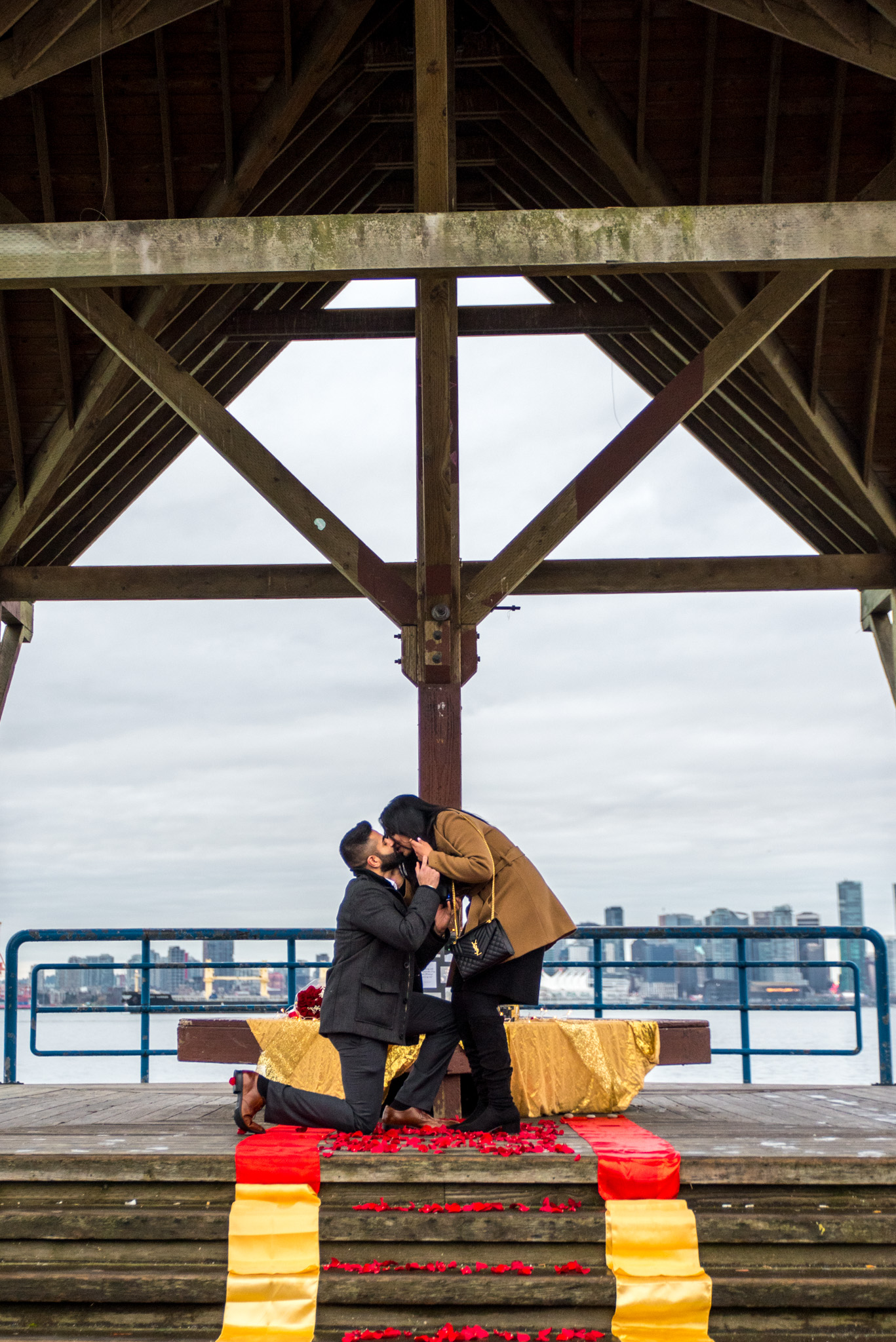 Vancouver couple gets engaged during a proposal in North Vancouver