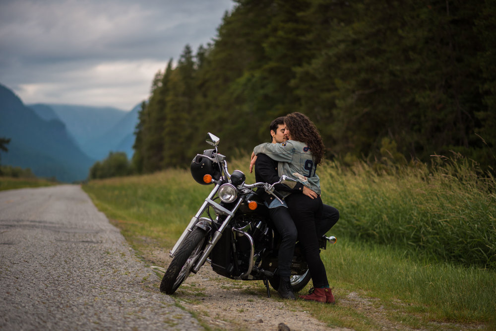 Engagement session at Pitt Lake in Pitt Meadows BC