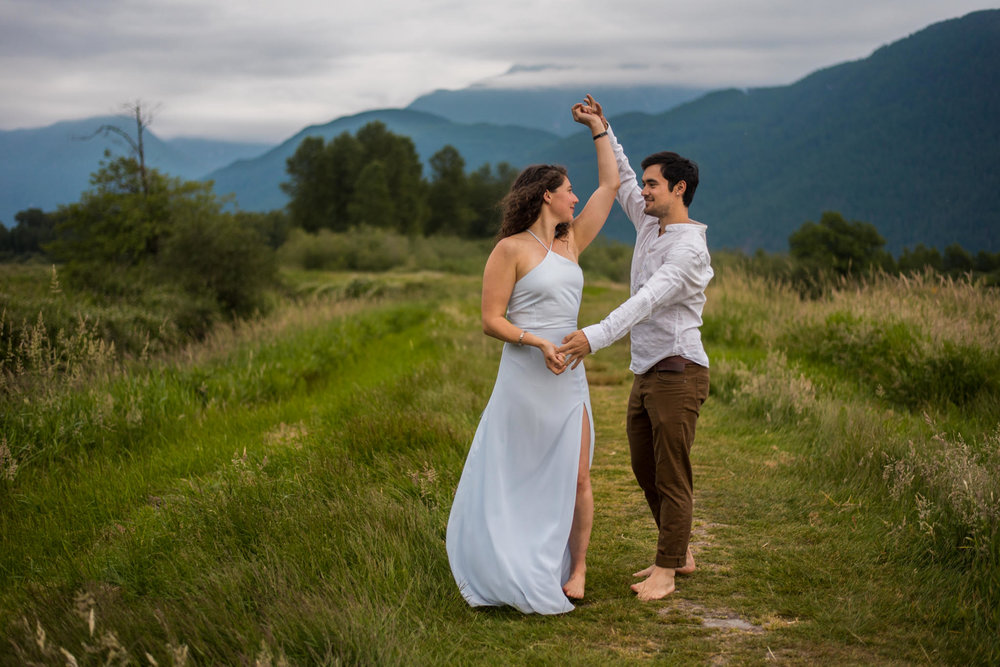 Engagement Session at Pitt Meadows British Columbia