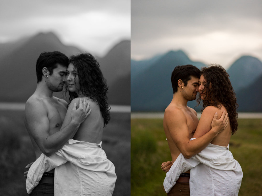 Intimate engagement session in Pitt Meadows BC