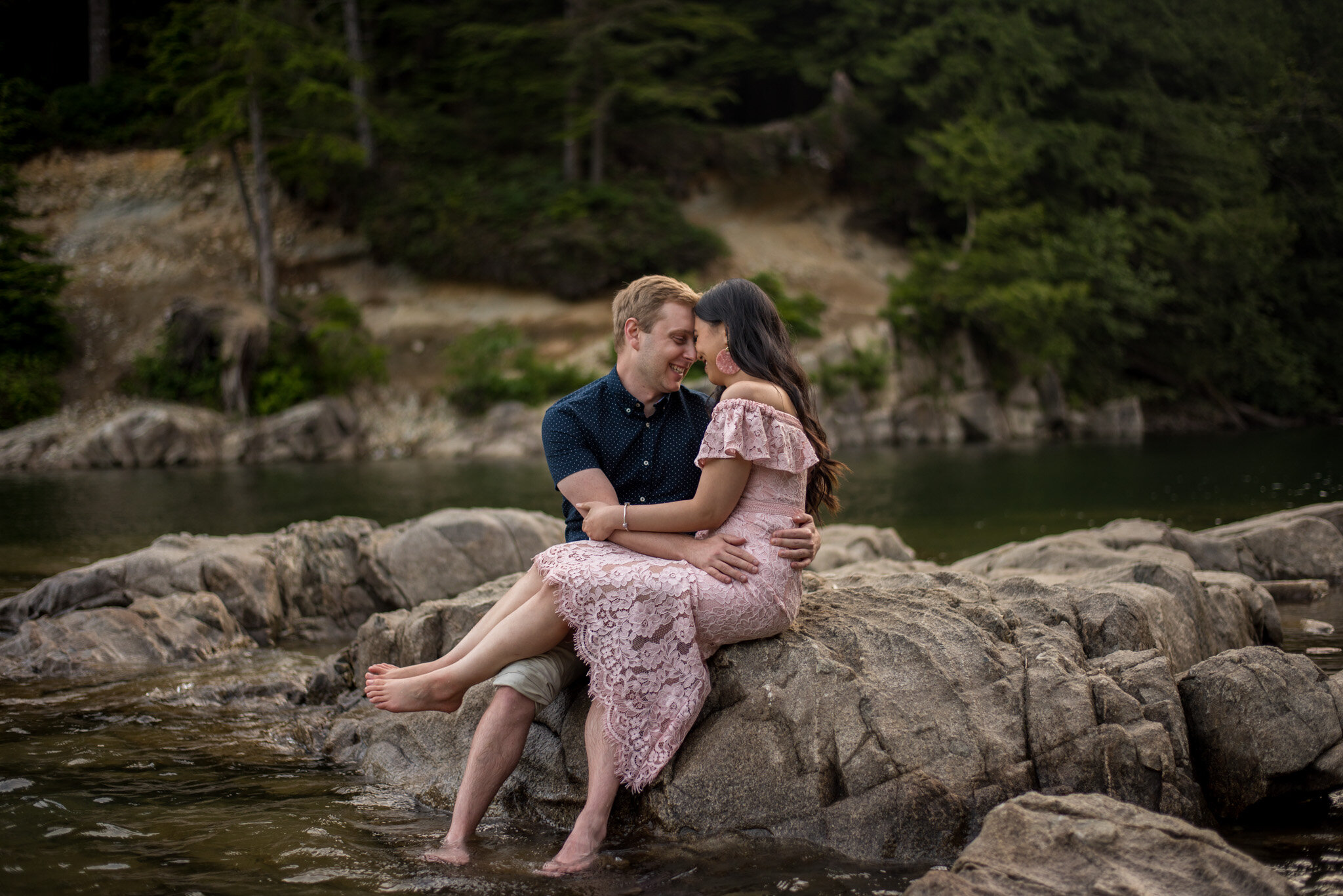 An engagement session taken at Golden Ears Provincial Park in Maple Ridge, B.C.