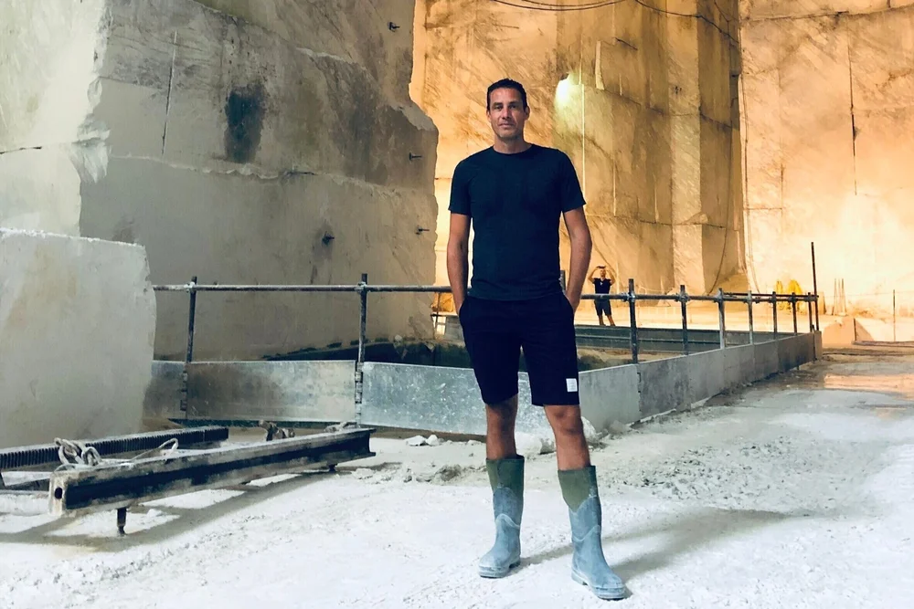 Stefan in Forte Marble Quarry