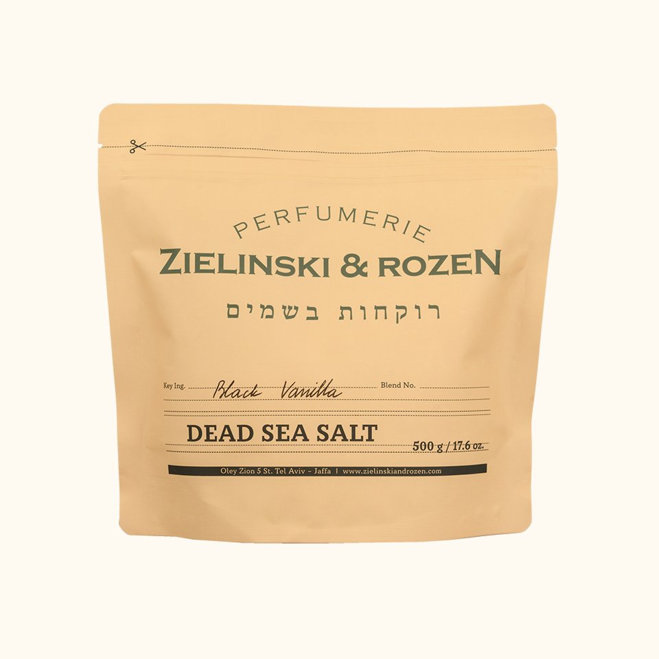 Dead Sea Salt Black Vanilla 
