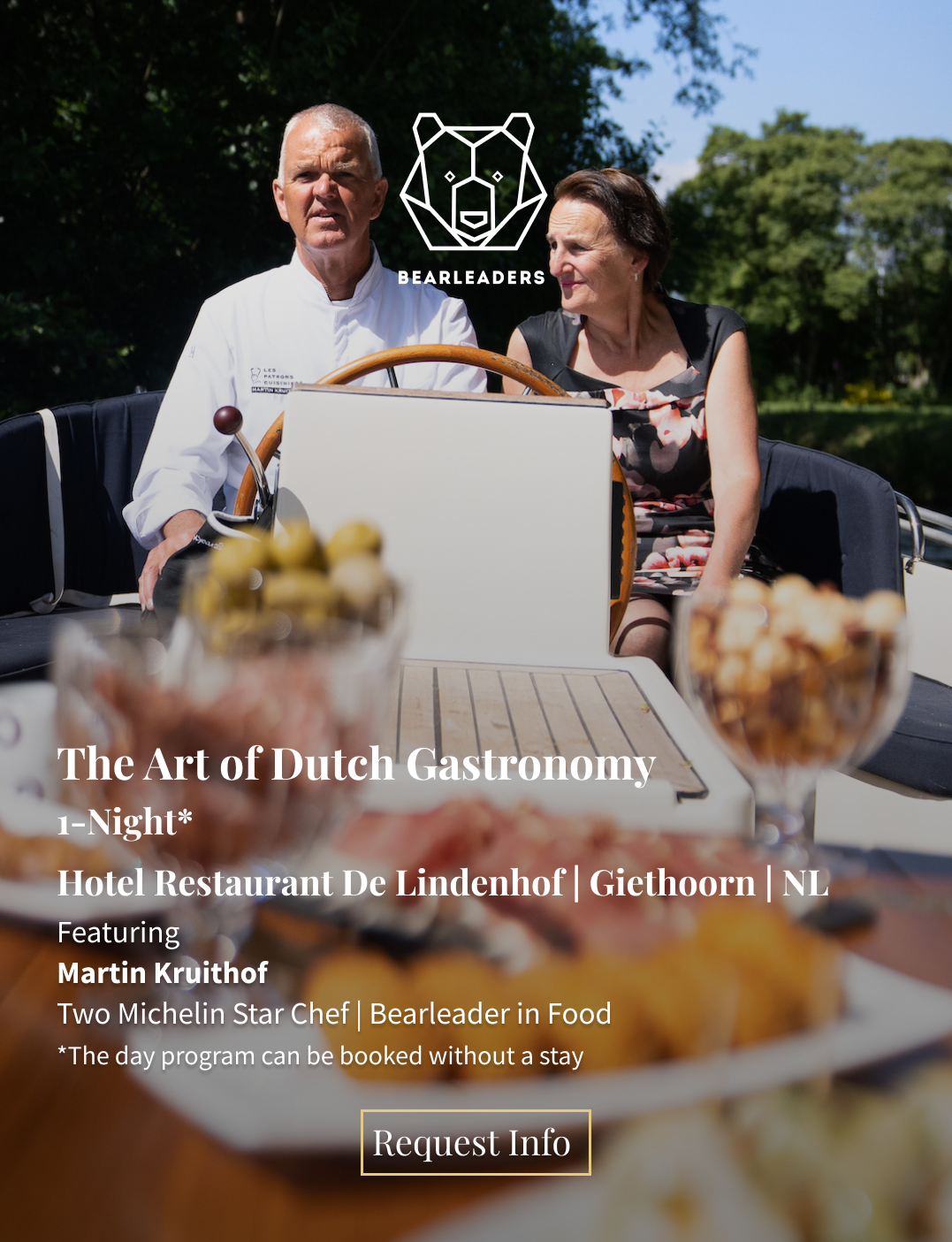 A Getaway for food lovers hosted by Two Michelin Star Chef Martin | Giethoorn