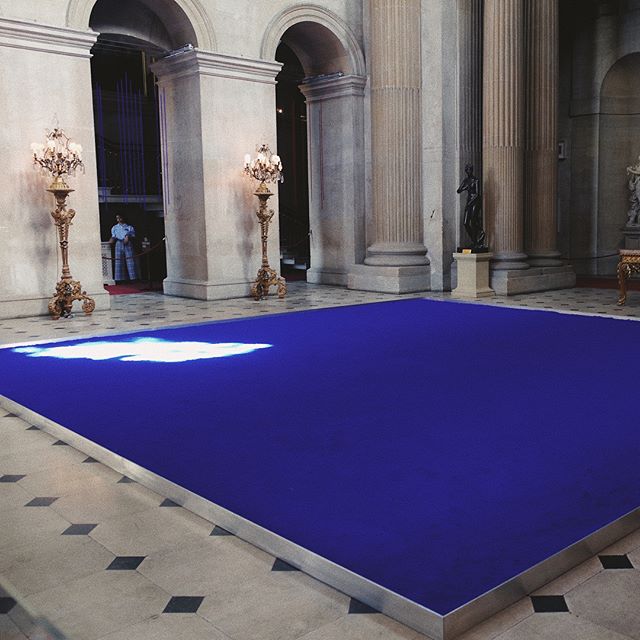 &quot;To feel the soul without explaining it, without vocabulary, and to represent this sensation.&quot; - Yves Klein#YvesKlein#BlenheimPalace#blue