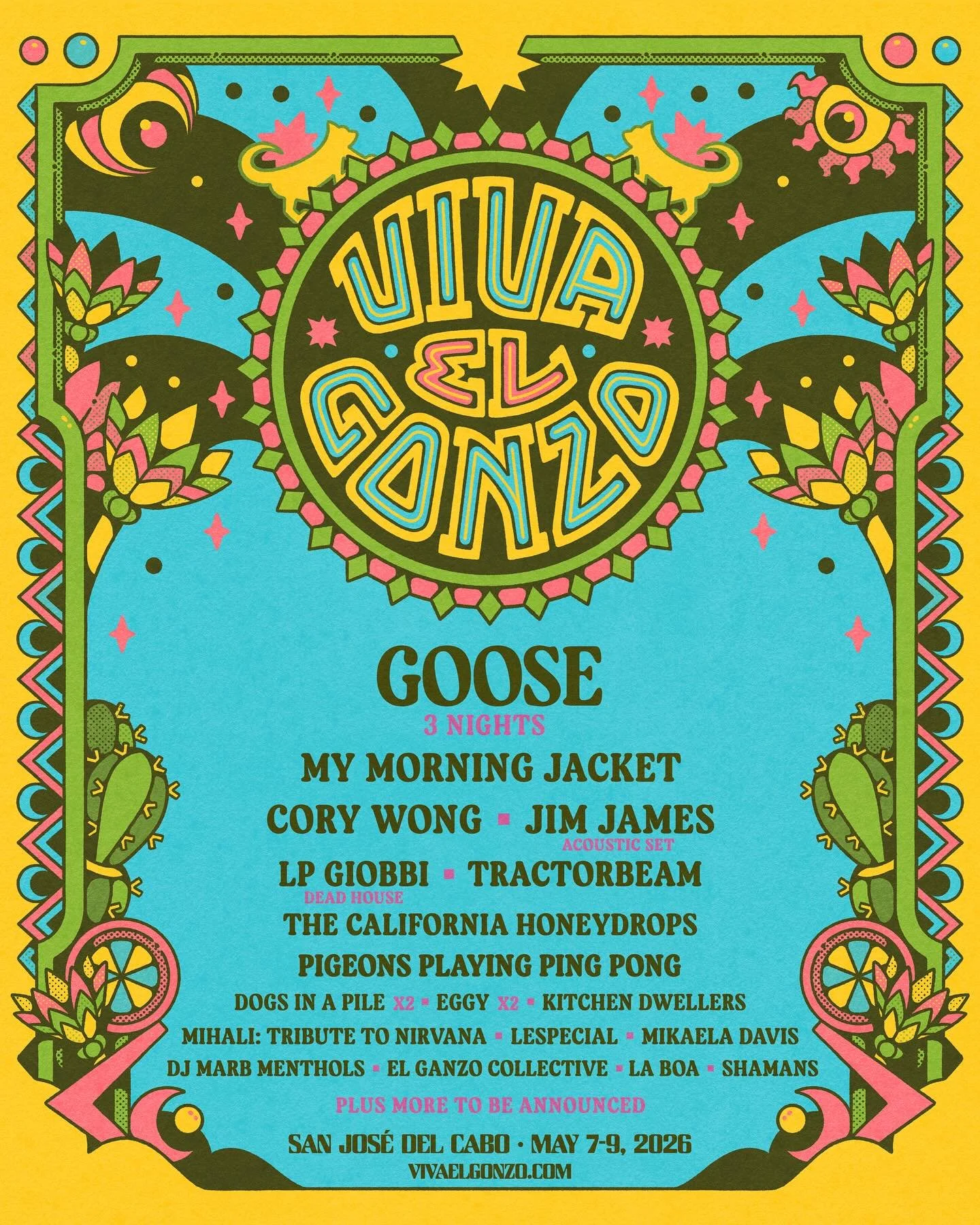 Joining the Viva El Gonzo party in 2026! I&rsquo;ll be heading down to Mexico to play a special Nirvana set 🤘Nirvana was the first band I really loved, stoked for this one! Tickets are on sale now at www.vivaelgonzo.com 🎟️