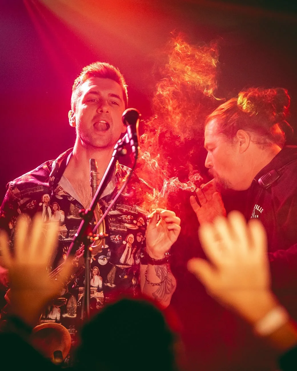 Columbus that was one hell of a birthday party for @mike.oehmen.music! 🎂 🎷Thanks for packing it out and singing along!! Tour rolls onto to Cleveland tonight 👏

12.5.2025 - Woodlands Tavern - Columbus, OH
Steven -&gt;
Digital Heaven 
Up 
Here and N