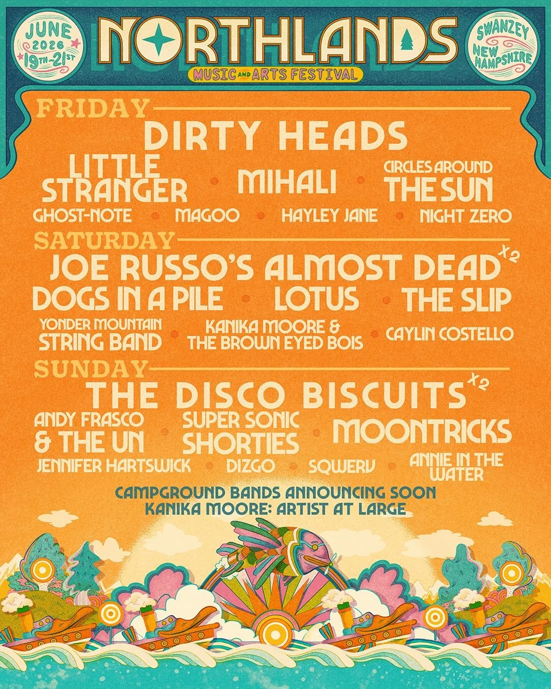 That Friday lineup 💪 Setting the band up on June 19th @northlands.live! 🎟️ northlandslive.com