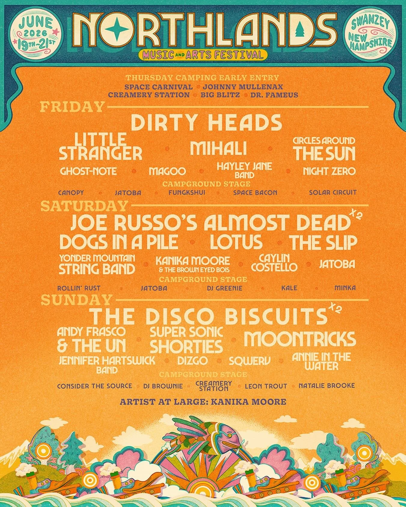 See you Friday June 19th @northlands.live with the band, and alongside Dirty Heads, Little Stranger, Circles Around The Sun, Night Zero and a ton more 🤯
🎟️ northlandslive.com/