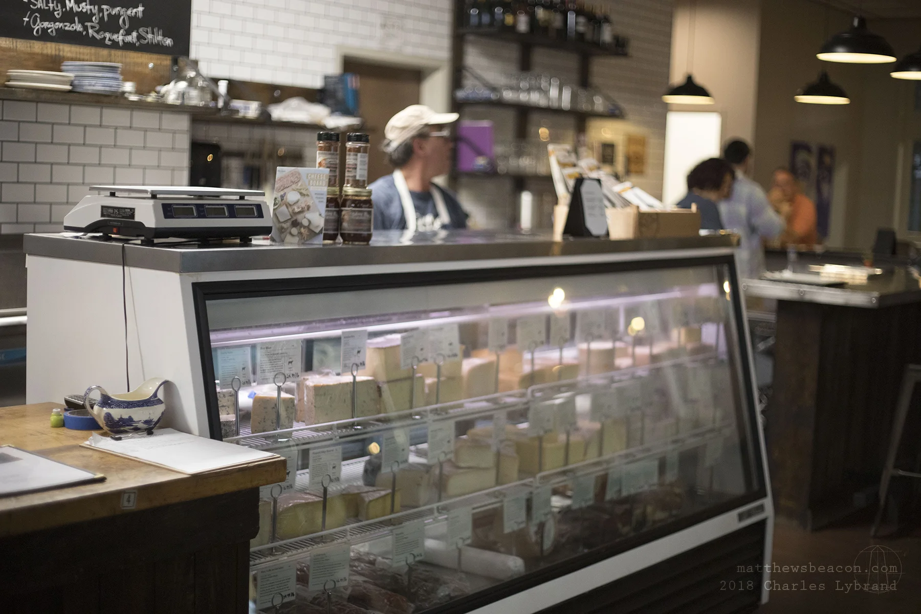 We've got about 40 different cheeses and 20 different cured meats so I usually have a new favorite everyday.