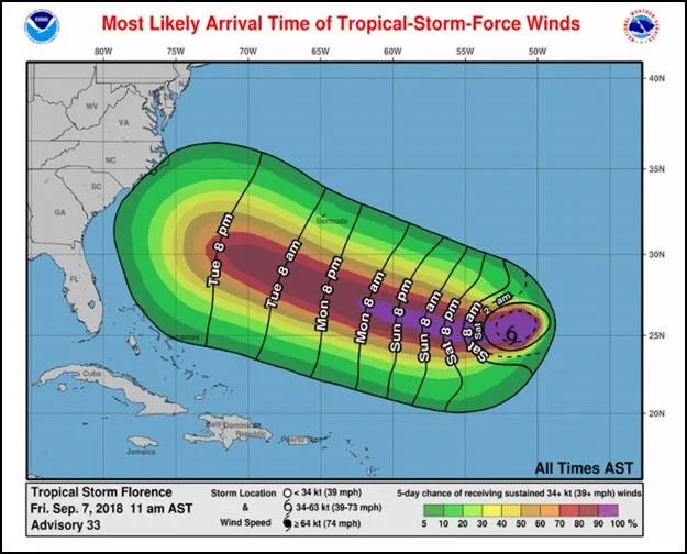 ReadyNC has an app where you can follow developments of Hurricane Florence.