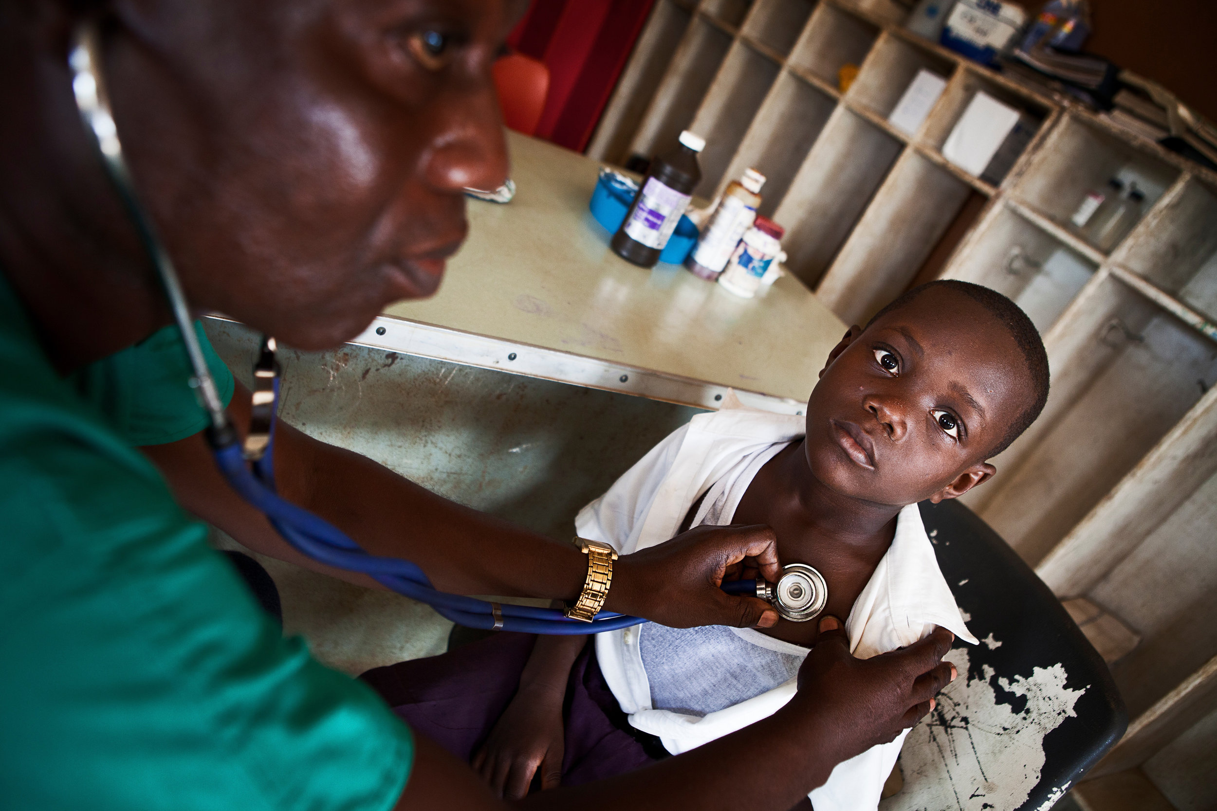  Medical care in Kenya.  Photo courtesy Silent Images  