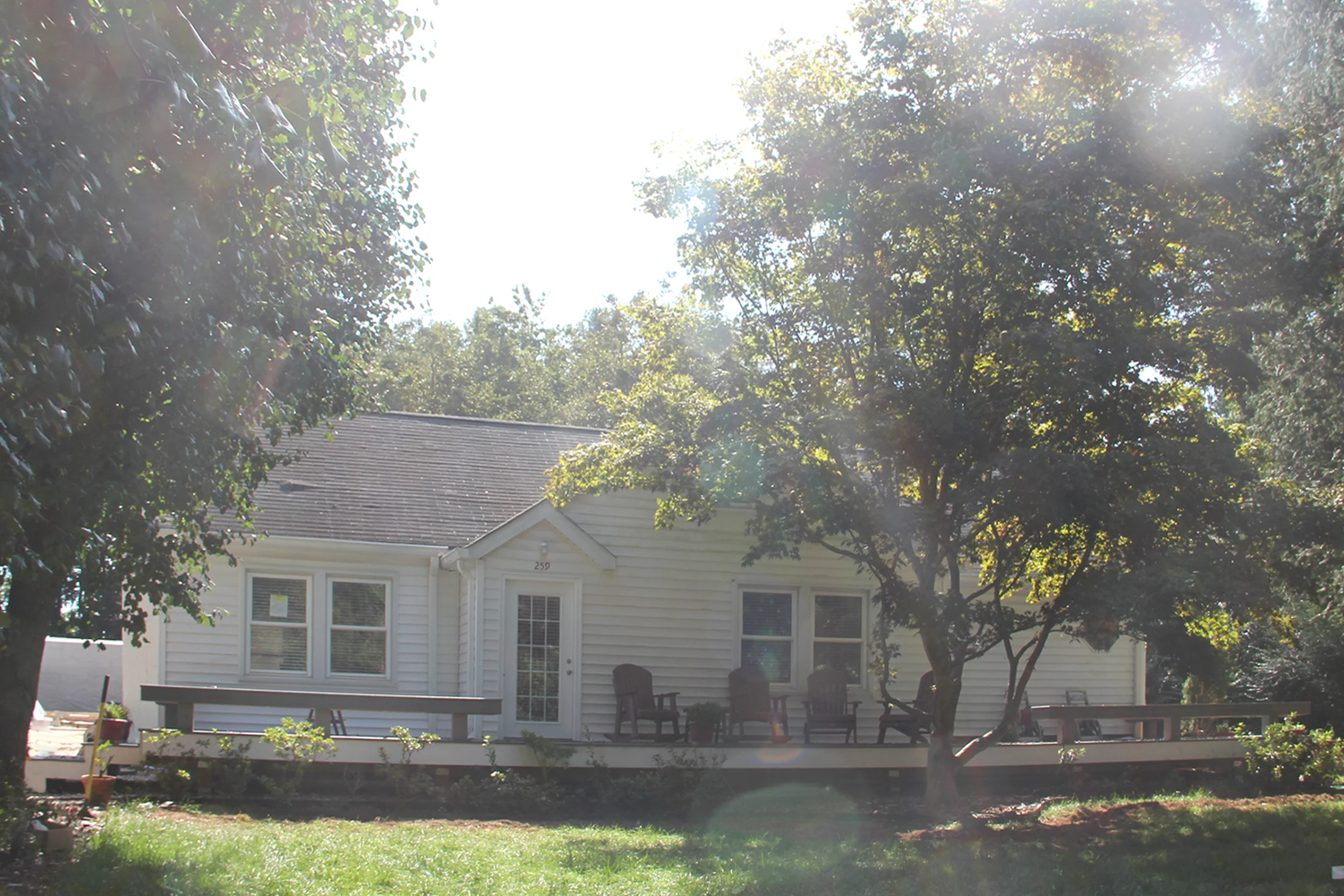 Mark Tofano lives in a Matthews Heritage house, built in 1942 for the Burton family.