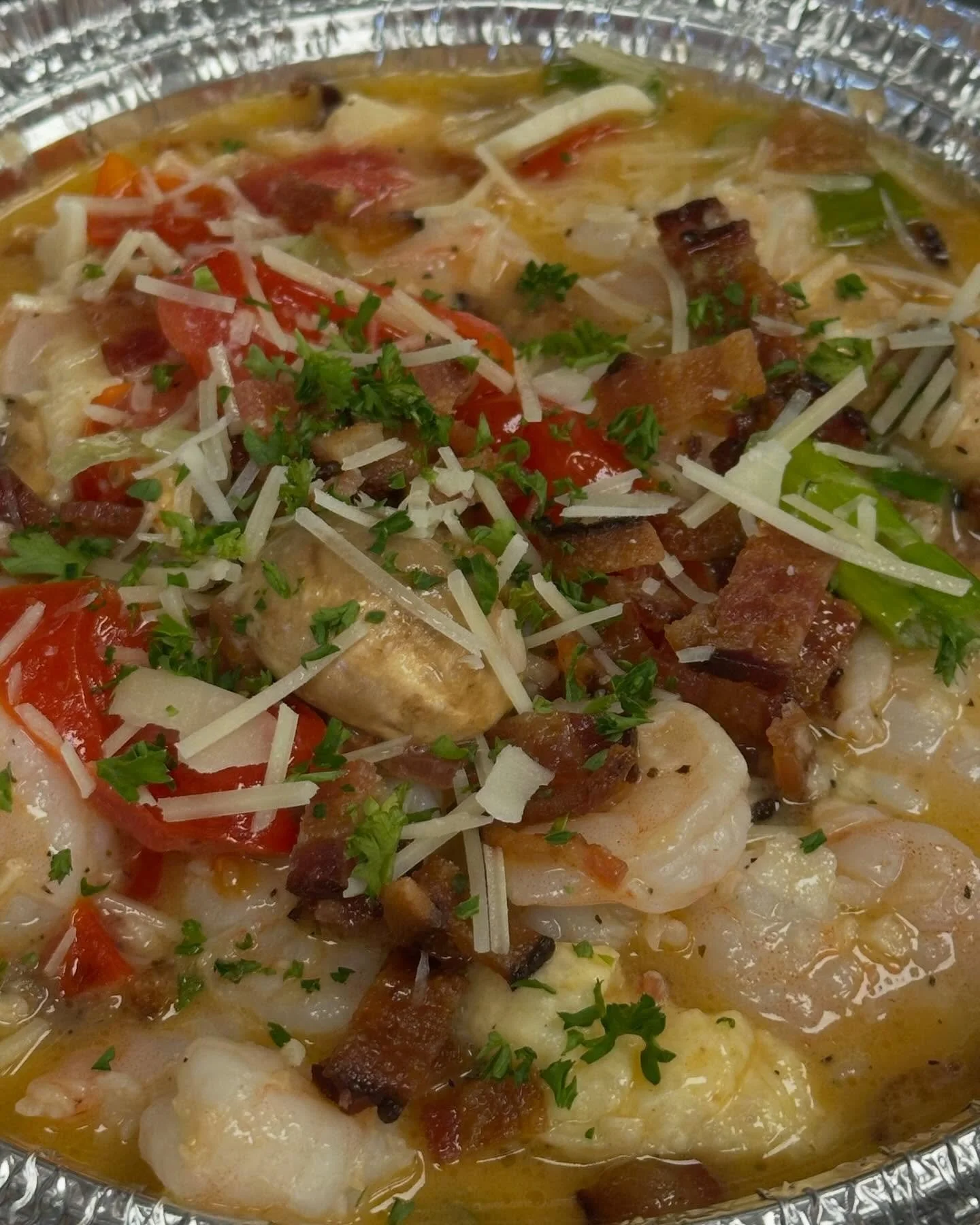 The Shrimp &amp; Grits dinner special this week! 910-686-9343