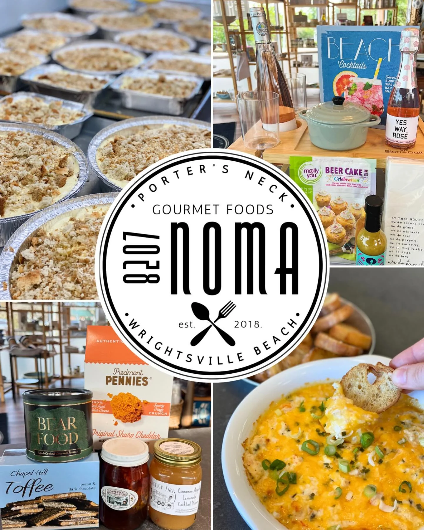 Come see us this week for all your beach week needs 🏖️ Easy meals, wine, snacks, and all those little extras you forgot you needed 😊🐟