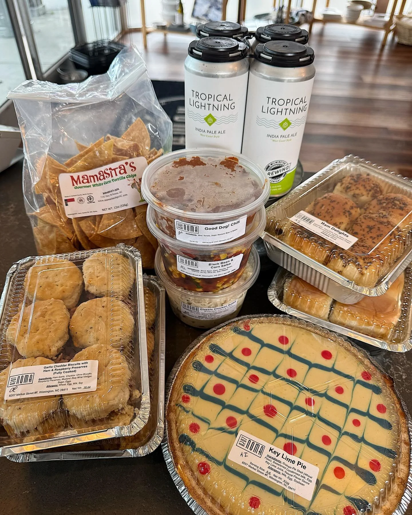 We are stocked and ready for the holiday weekend! Dips, bites, desserts, drinks, and more! Stop by either location Friday or Saturday to grab your goodies!