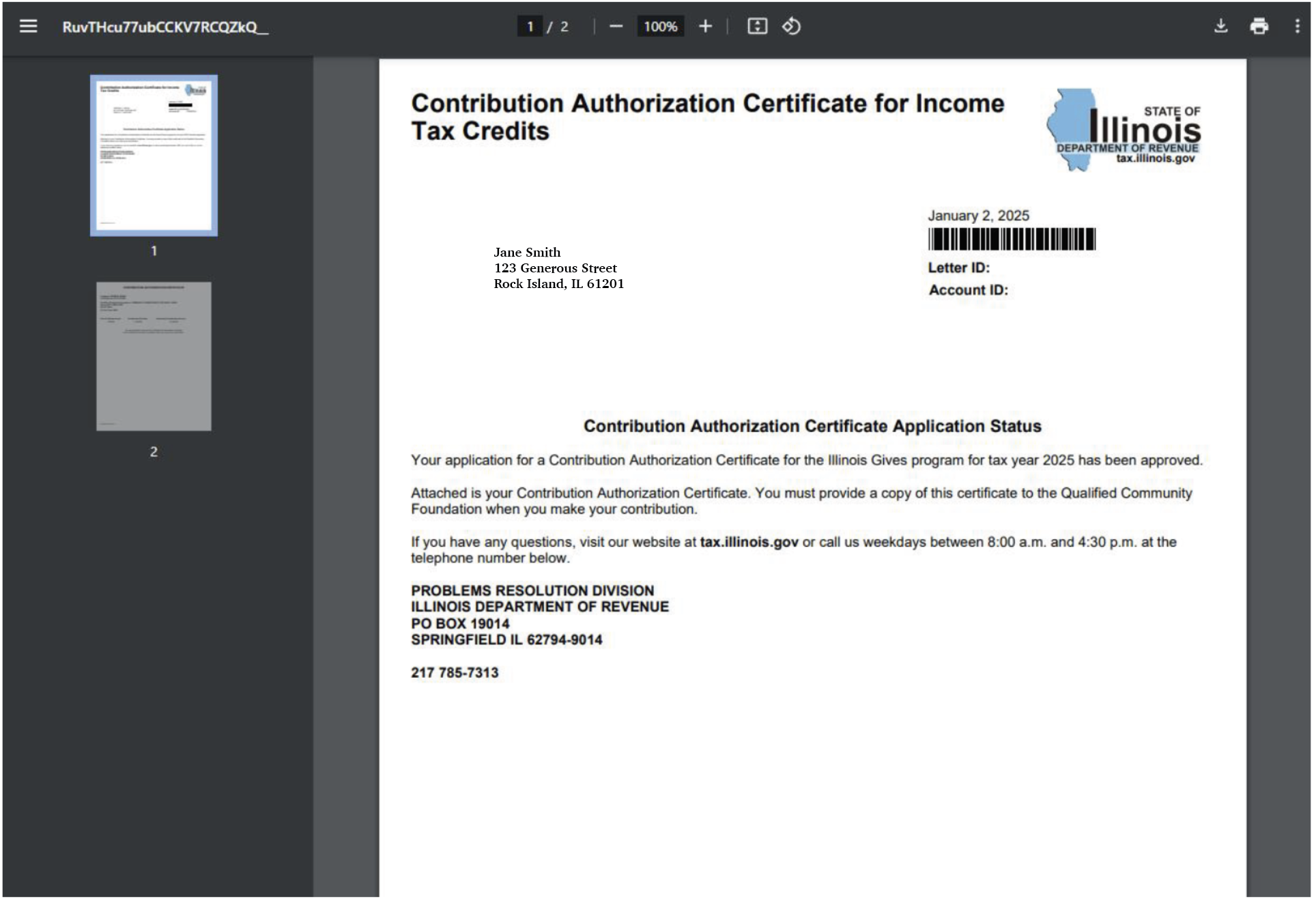 MyTax Illinois / Quad Cities Community Foundation