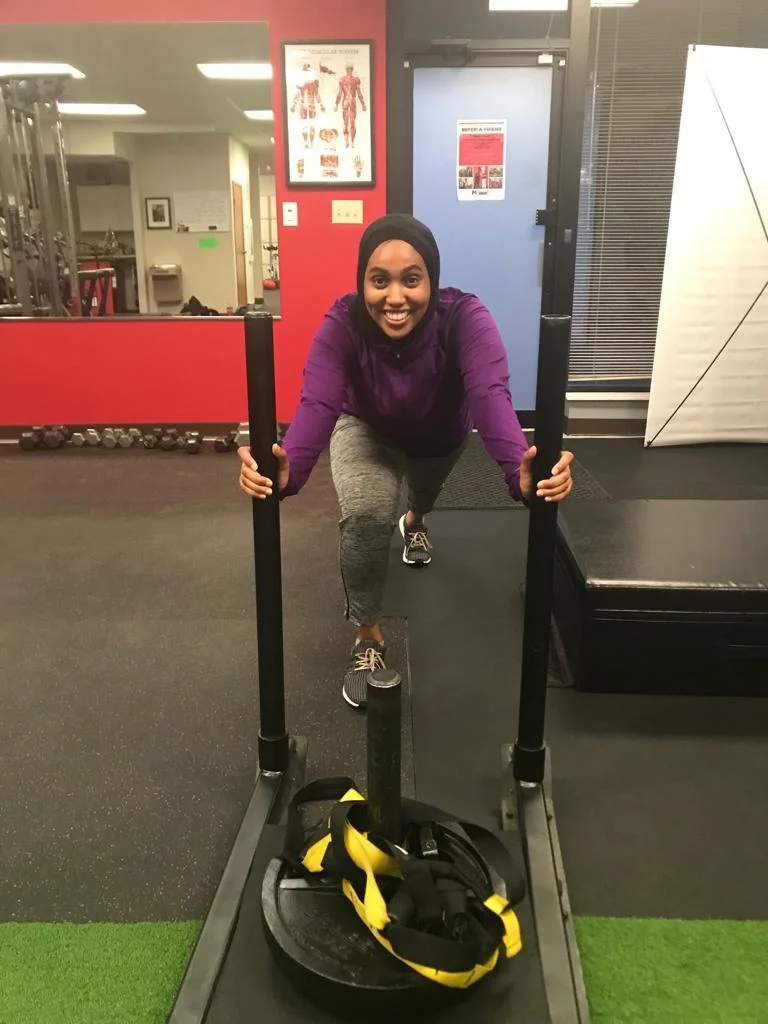 Suad Omar In Training