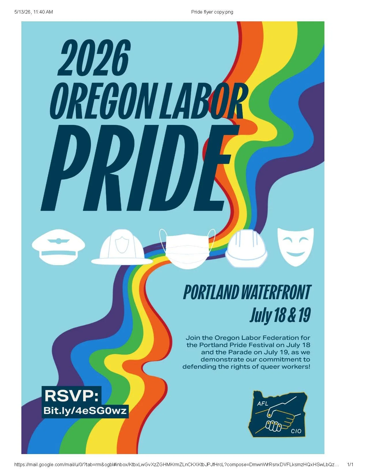 Oregon Labor Pride Parade &amp; Festival