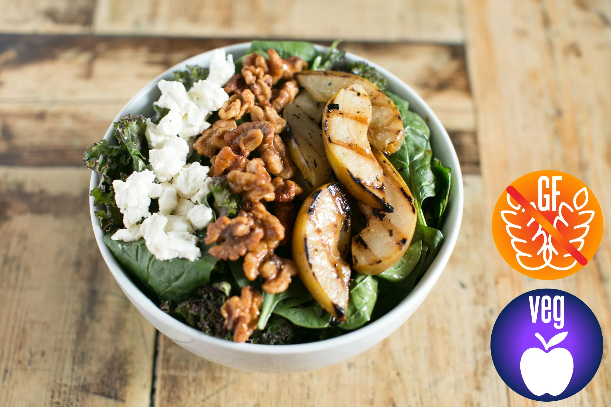 Grilled Pear, Goat Cheese and Candied Walnuts.jpg