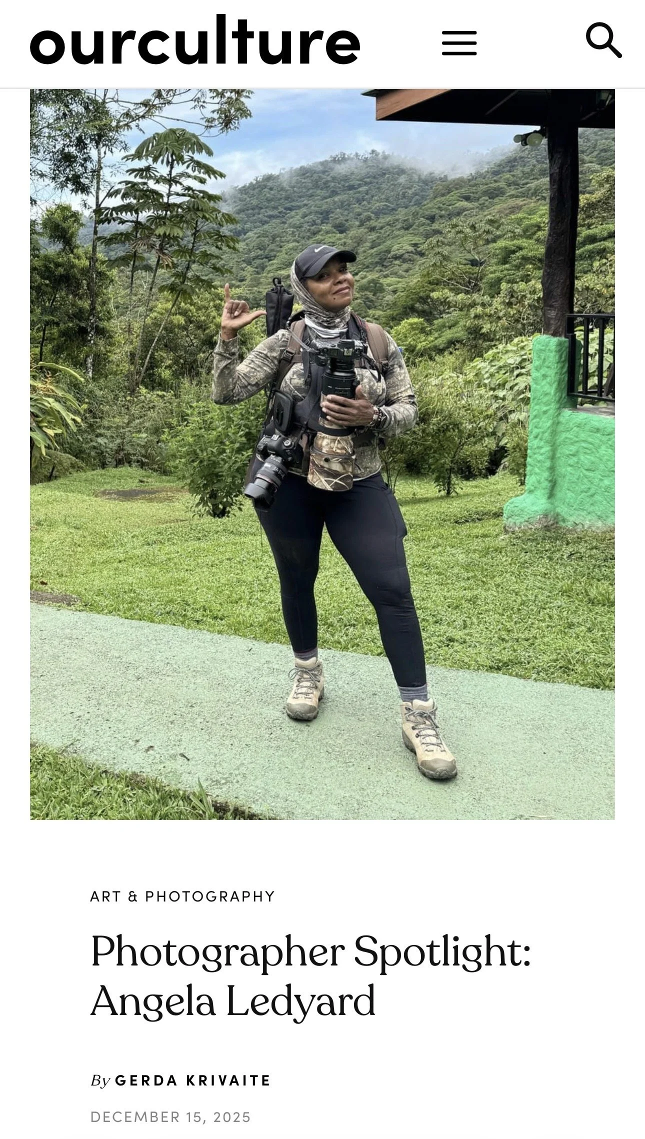 Ourculture Magazine Photographer Spotlight: Angela Ledyard