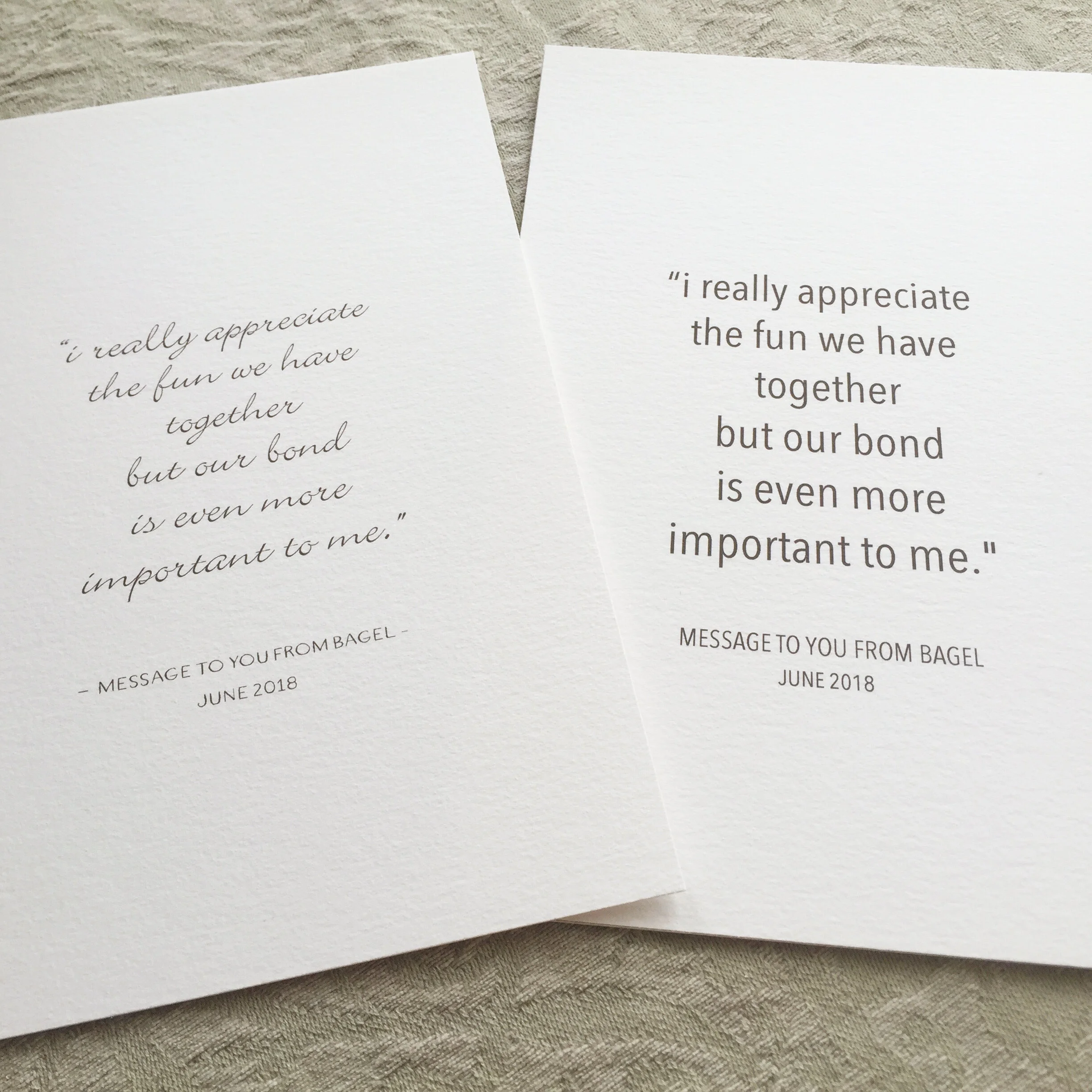 PRINTED MESSAGE FROM YOUR ANIMAL