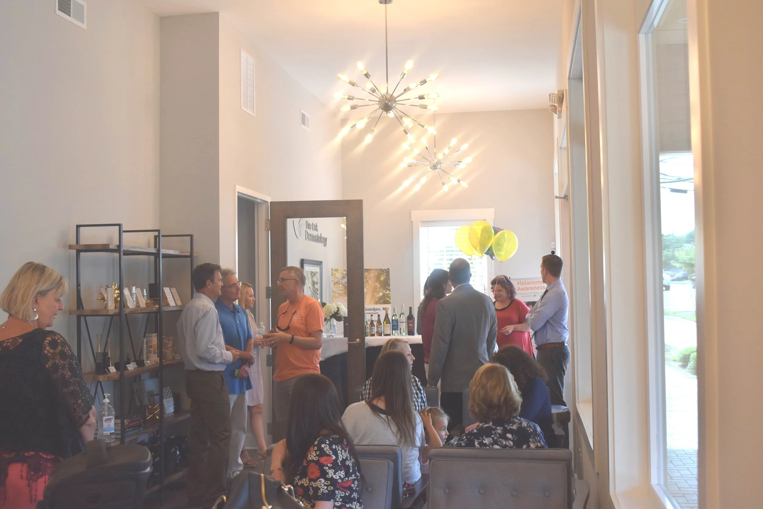 Ribbon cutting reception