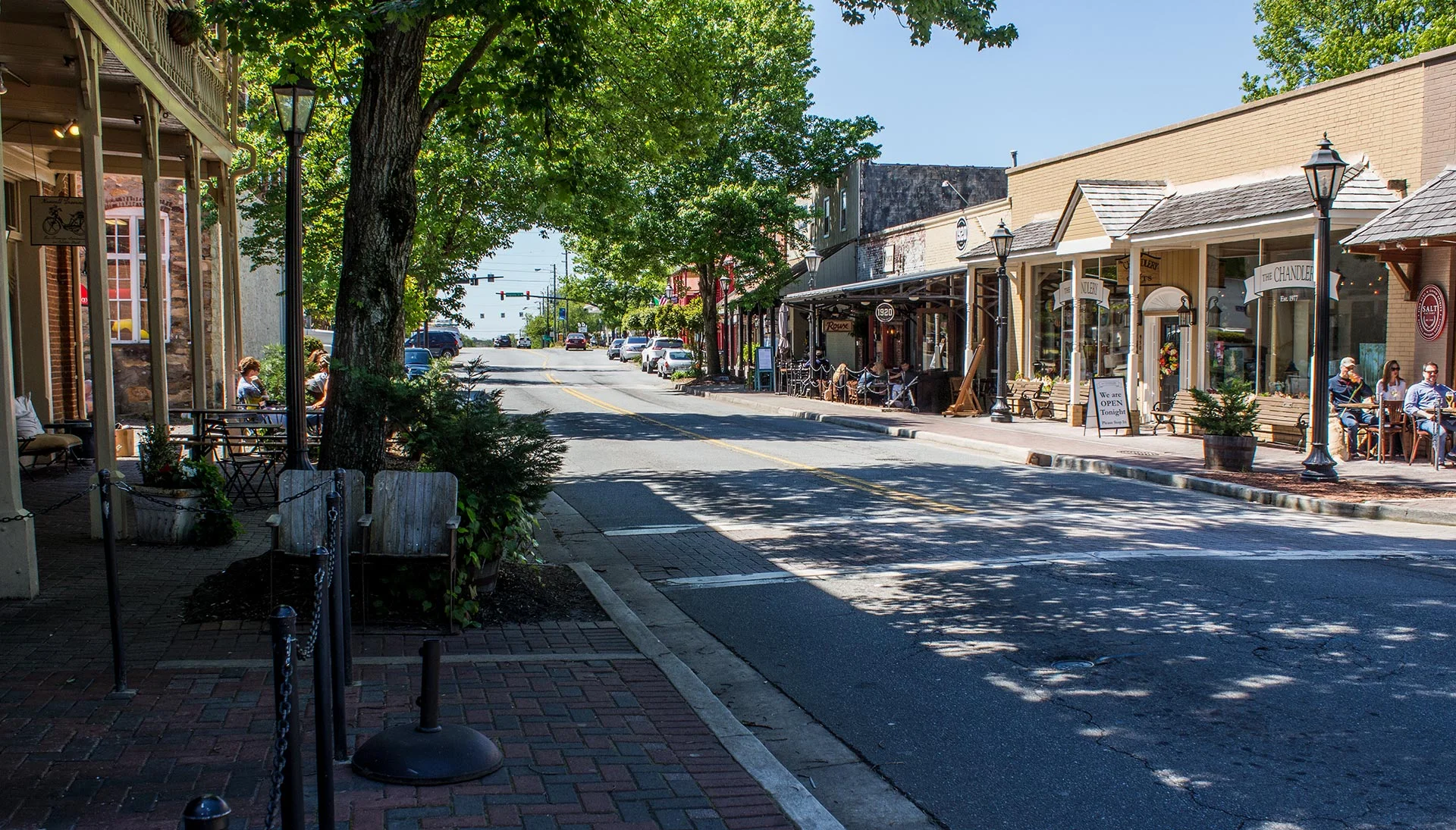 Canton Street in Roswell, Georgia. Photo from City of Roswell.