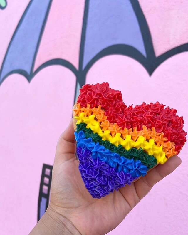 Celebrate el AMOR with our very limited edition &ldquo;Mi Coraz&oacute;n&rdquo; donuts! 🌈❤️🧡💛💚💙💜 [First come, first served. Available this weekend while supplies last!]
*
Dine in area is closed. You can only &ldquo;WALK-IN &amp; GO&rdquo; :
DON