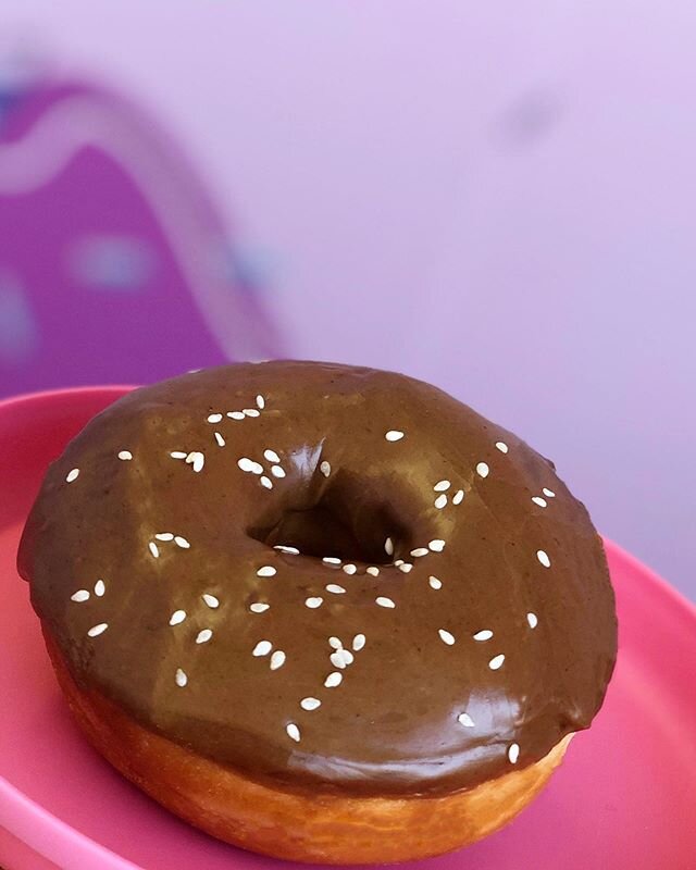 Our Chocolate Mole donut is so wrong that it&rsquo;s just right! That chocolate glaze with hints of spicy mole and sesame seeds make it worth trying out!!! 🤪🔥🍫🍩👅
*
Don&rsquo;t forget that you can either &ldquo;WALK-IN &amp; GO&rdquo; or you can 