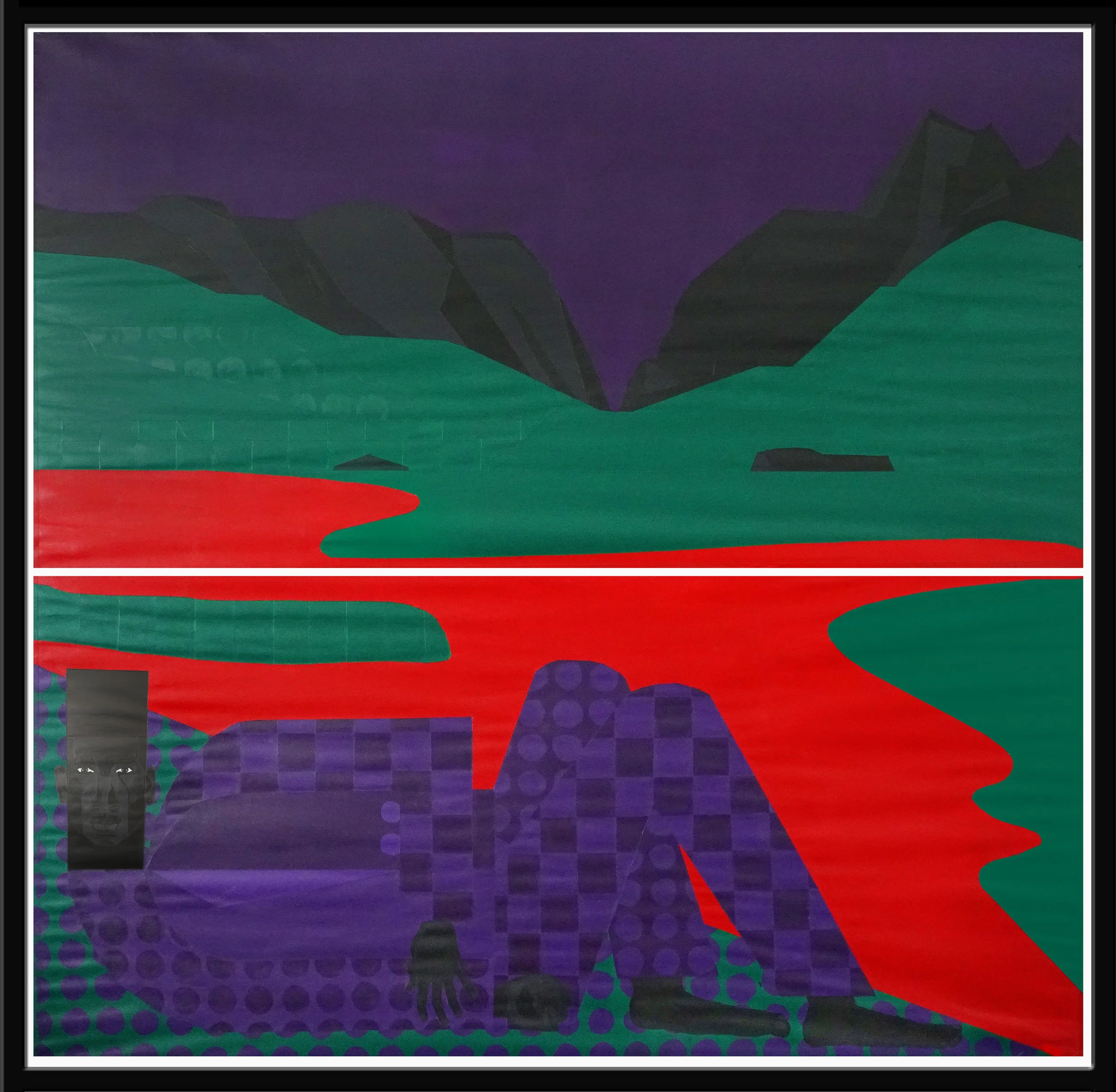 Man in the Violet Dreamscape
