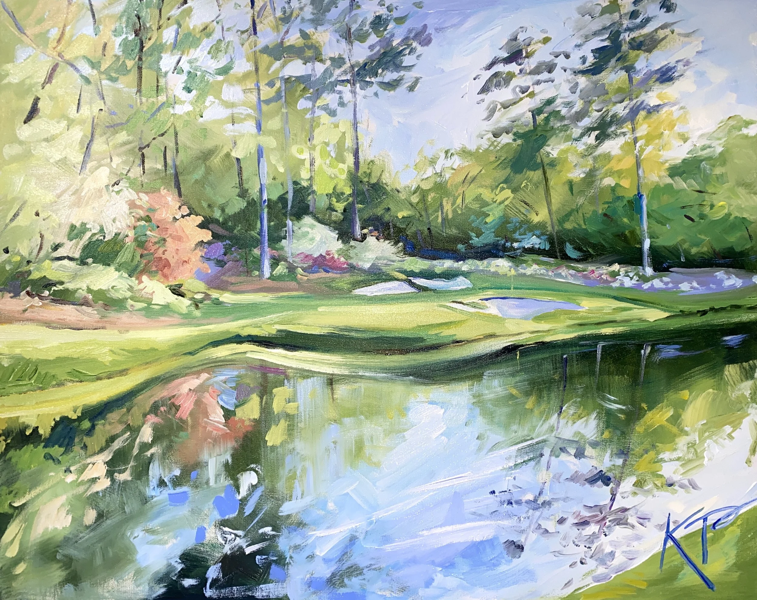 Golden Bell Glory, Giclee Print