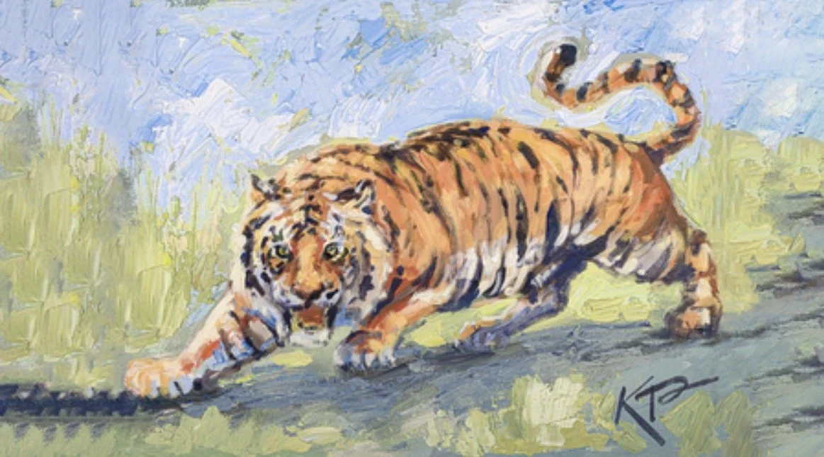 Clemson Tiger TV Art
