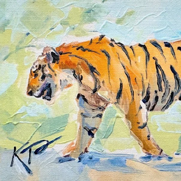 Tigers TV Art