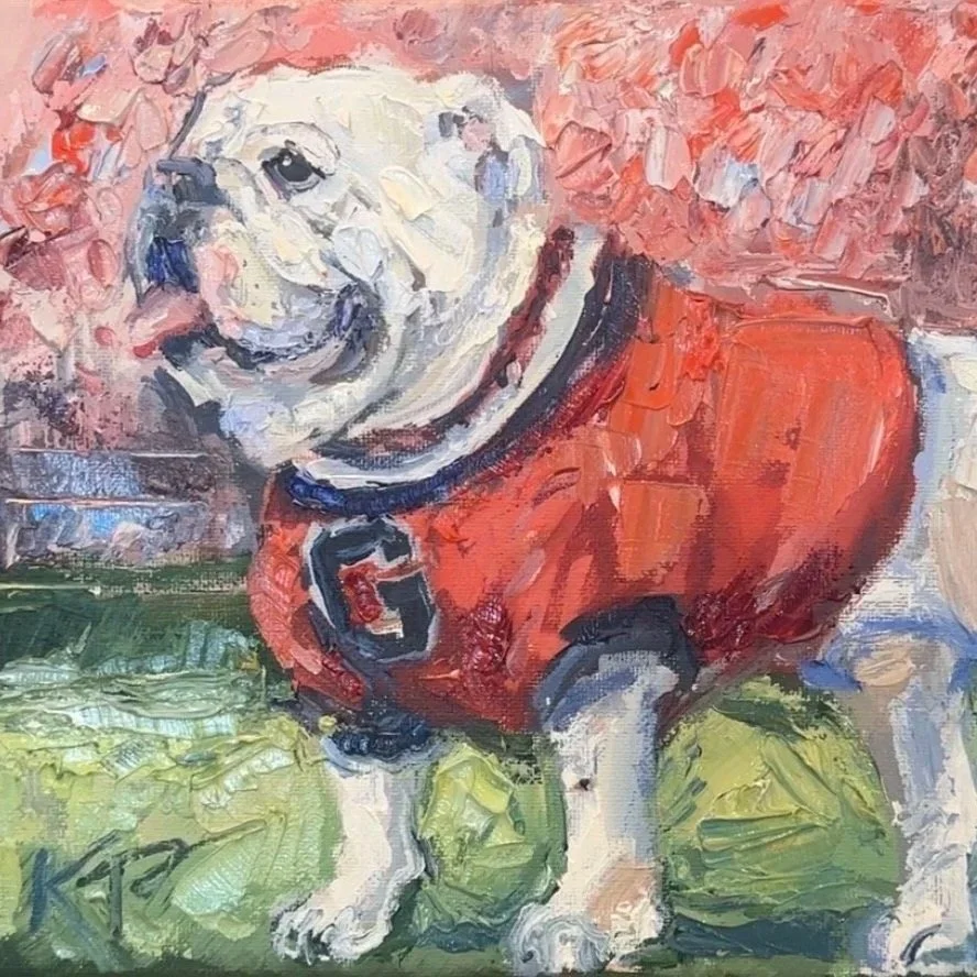 University of Georgia Bulldog (aka UGA) - horizontal
