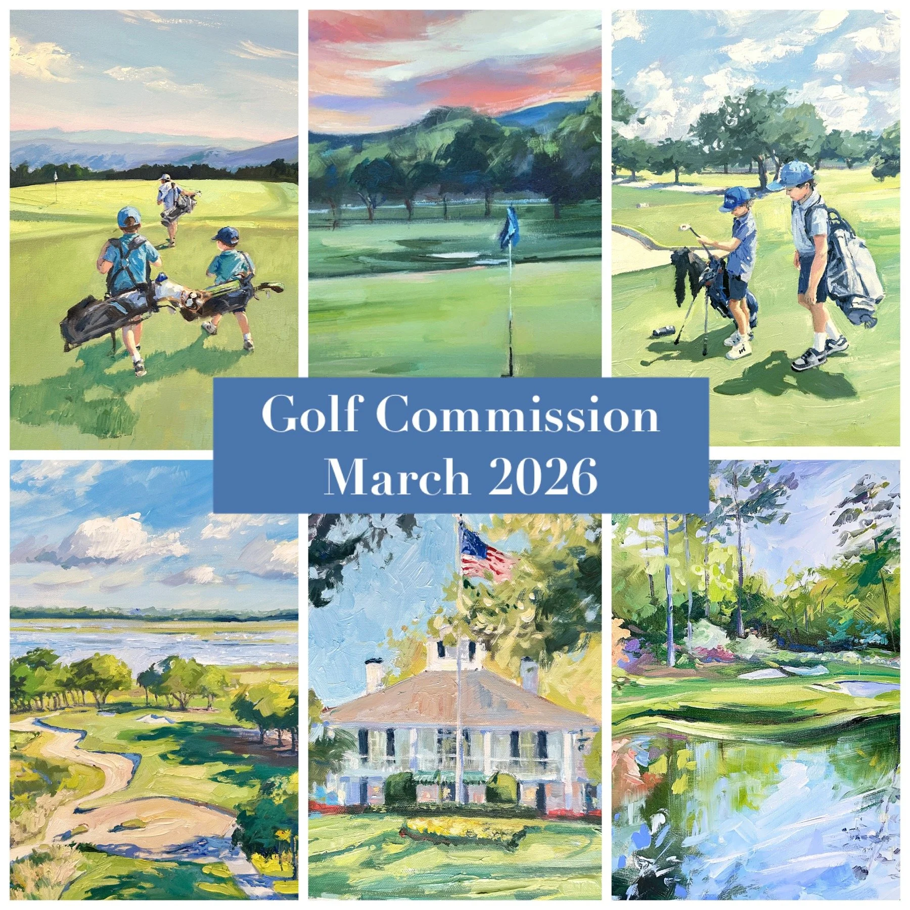 March 2026 Custom Golf Painting