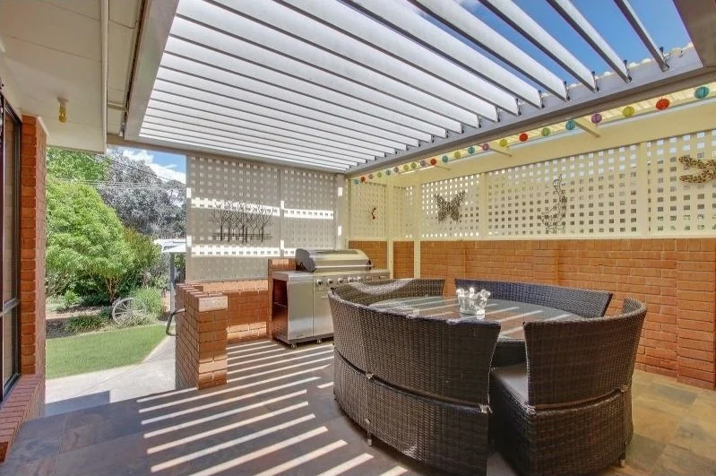 old style surfmist single beam bbq area patio.jpg