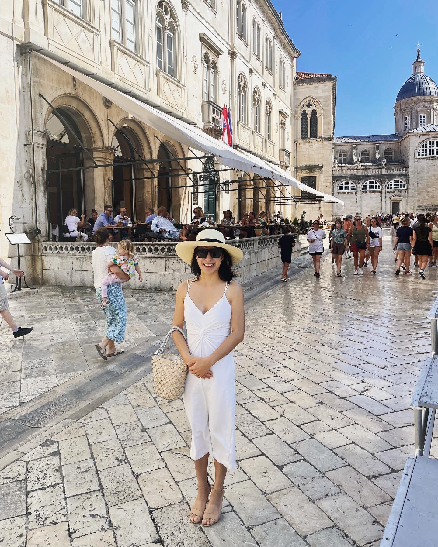 I feel like a whole new person here in Croatia! Probably a combination of Mediterranean sunshine, uninterrupted night sleep, a REAL break from being a grad student, not living in leggings and slouchy shirts! Finally making time for a vacation and we