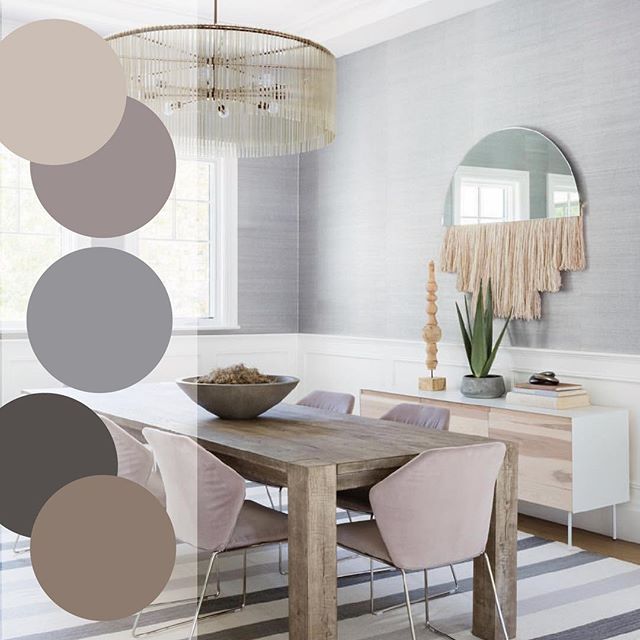 These cool tone neutrals in this minimal dining space is #whatwelove today! The blend of decor by designer Genna Margolis of @shapeside is killing it between the use of high and low-end products. Brilliant! 📸 : @amybartlam &bull;
&bull;
&bull;
&bull