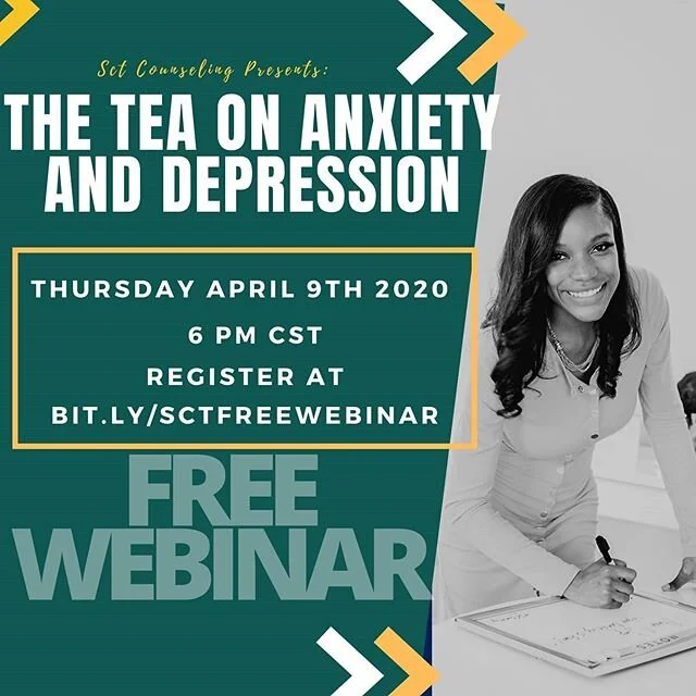 Join Licensed Clinical Professional Counselor, Shannon Terry, for a discussion around Depression and Anxiety.
.
Discussion Focus:
📍How to recognize the signs and symptoms of both
📍Ways to cope with both
📍When to seek professional treatment
📍How t