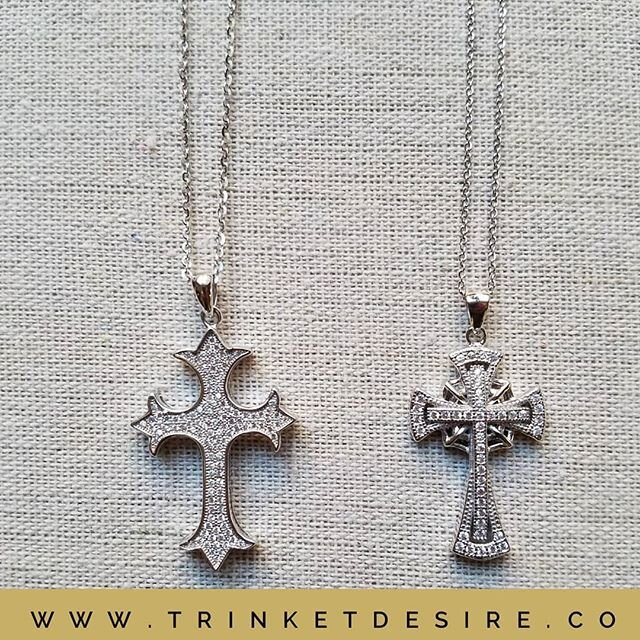 Silver Pendants! Available at www.trinketdesire.co 
#crossnecklacemsj #crossnecklacess #silvercrosspendant #silvercrossnecklaces #silvercrossnecklace #dentypendant #jewelrysetoftheday #beautifulcrosses #gorgeousjewerly #gorgeousaccessorieslifestylees