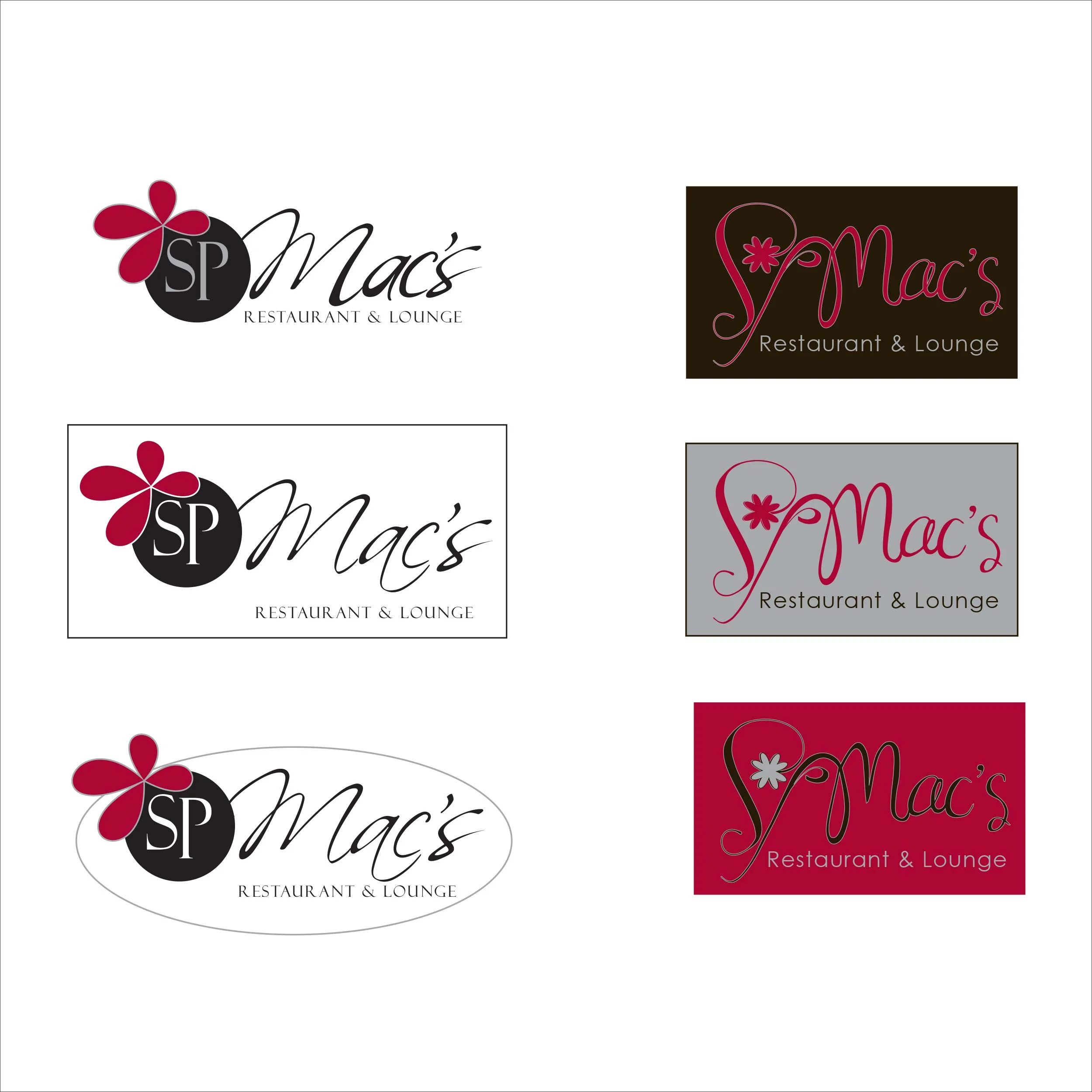 SP Macs Restaurant & Lounge logo comps